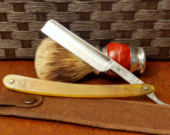 Union Cutlery Co kabar Straight Razor Etsy