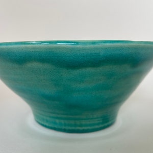 Handmade Blue Ceramic Bowl
