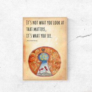 Poster What you see A3 magische Welt Sternenhimmel