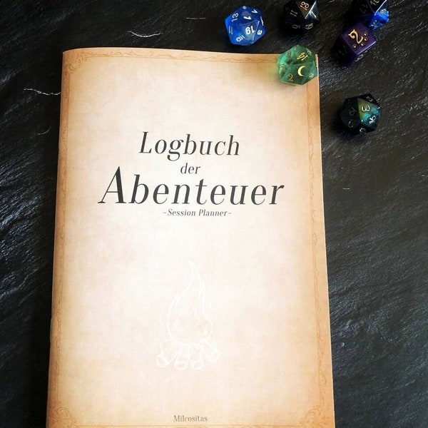 Rollenspiel Planer Logbuch Abenteuer Notizheft zum eintragen