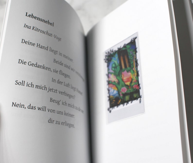 Gedichteheft Poetry Zine II Deutsch und Englisch Lyrik Sofortbild Fotos mit Extra Bild 4