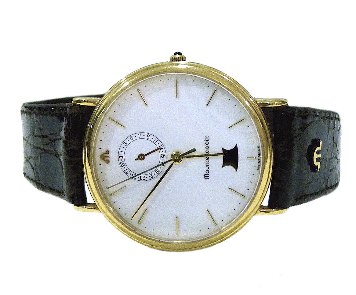 Maurice Lacroix Classic Moonphase Indicator 18K Yellow Gold