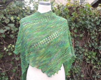 Knitting instructions "Auf Zack", instructions triangular shawl, PDF