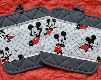 Mickey Mouse Kitchen Pot Holders - Hot Pads