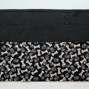 Pfoten und Knochen Halbschürze mit 6 Taschen - Hundepflege/Dog Walker/Lehrer/Imbiss/Verkauf/Kellnerin/Unisex - Bild 7