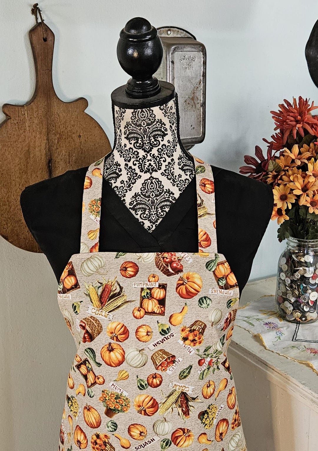 Fall / Thanksgiving Apron - the Colors of Fall - Etsy