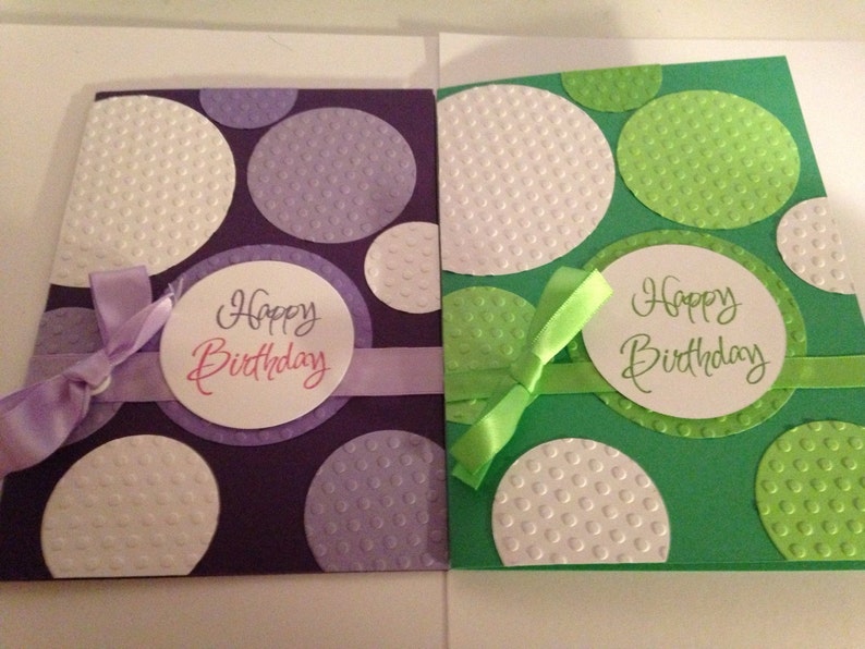 handmade birthday greeting cards set of 6