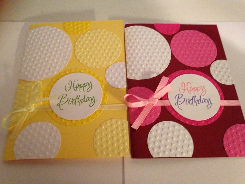 handmade birthday greeting cards set of 6