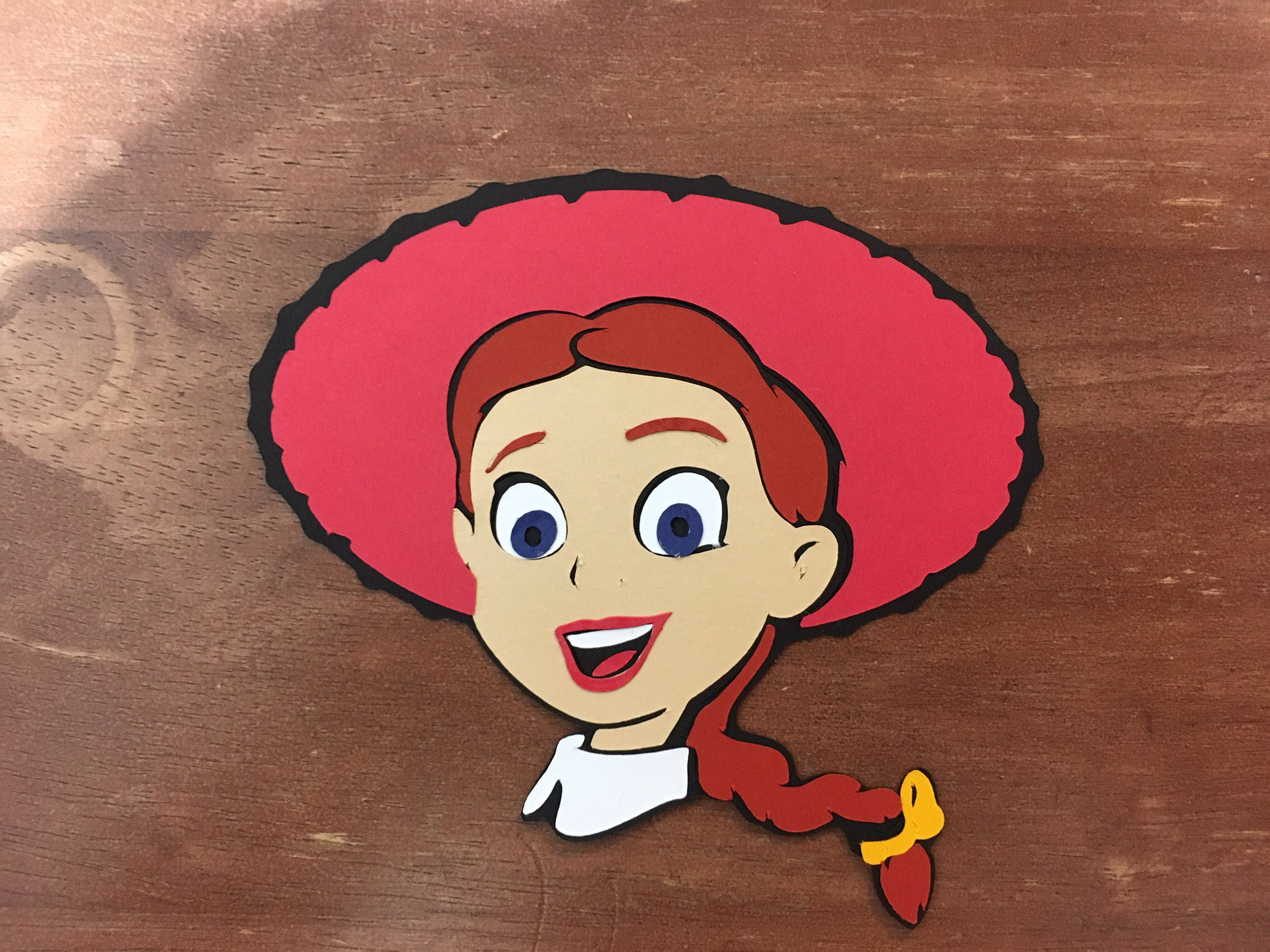 Jessie Face die cut from Toy Story | Etsy