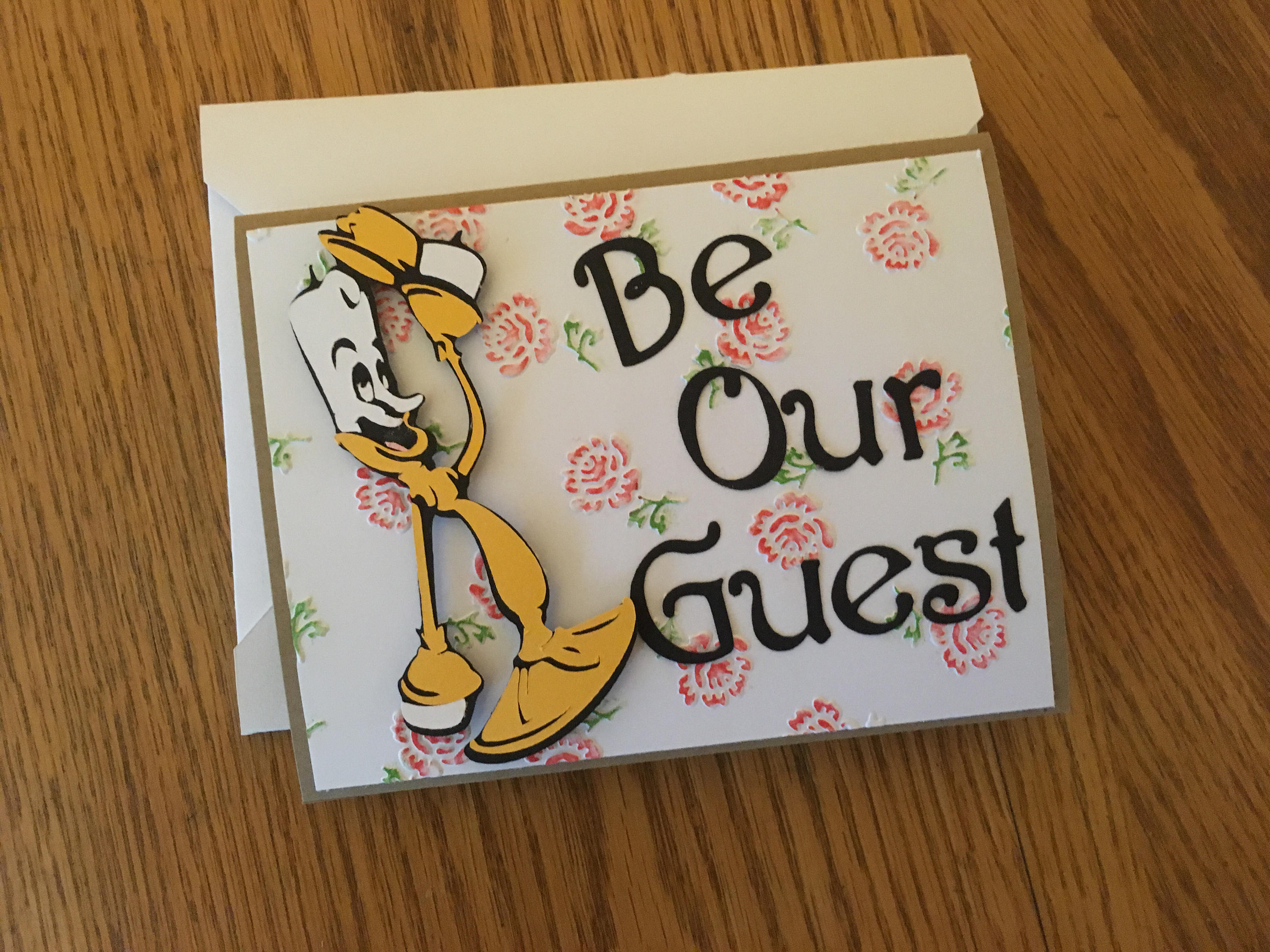 Set of 10 Be Our Guest invitations with envelopes from Beauty | Etsy