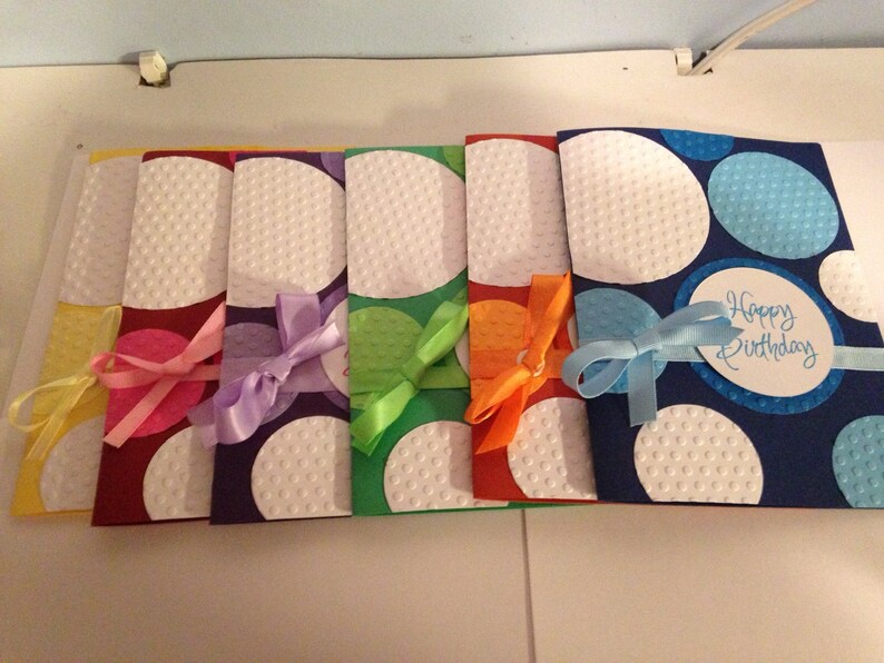 handmade birthday greeting cards set of 6