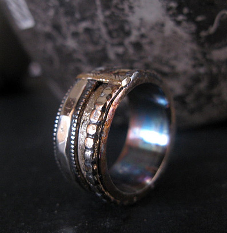 CUSTOM for Tom Original Price Viking Wedding Ring 11mm