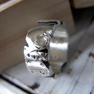 CUSTOM for Raina - Diamond Slice Wedding Band Set 9mm Width in size 11 and 6mm Width in size 6 Wedding Date October 22