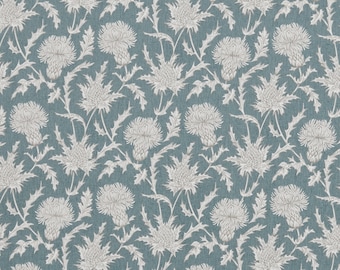 Highland Thistle Teal 100% algodão Cortina Estofamento Almofada Tecido Persiana Romana