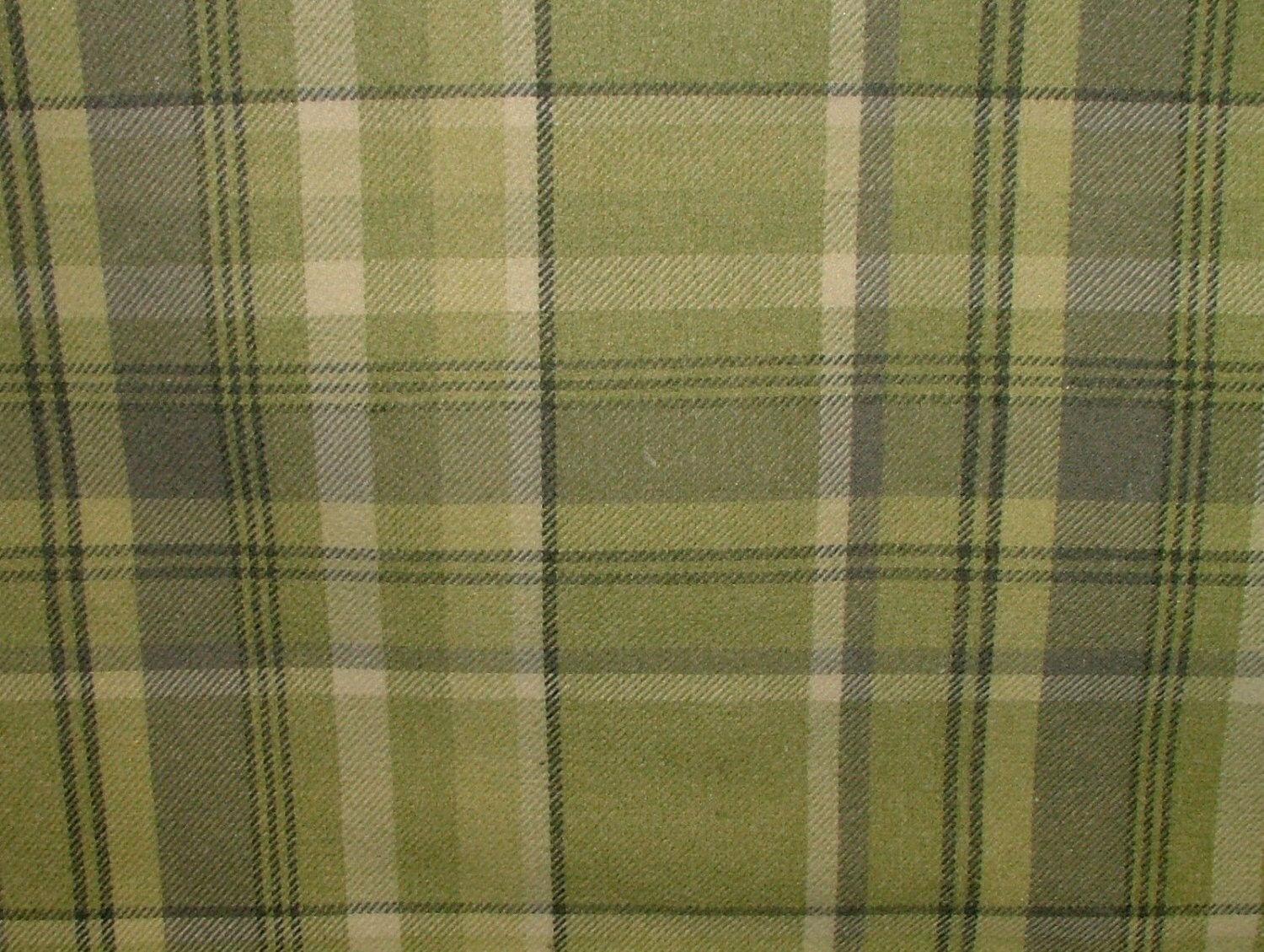 Elgin Sage Green Wool Effect Washable Thick Tartan Plaid Etsy