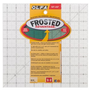 Olfa QR9S Frosted Patchwork Lineal 9,5 x 9,5 Inch