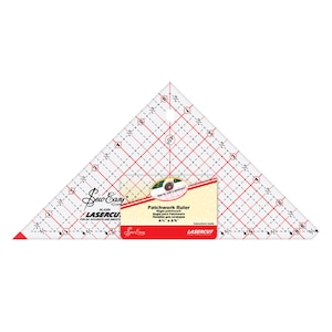Sew Easy Quilters Craft Patchwork Template Quilting Ruler Rule Triangle 6.5in NL4208