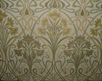 Tissu d'ameublement pour rideaux jacquard design sable épais Art nouveau, utilisation de coussin