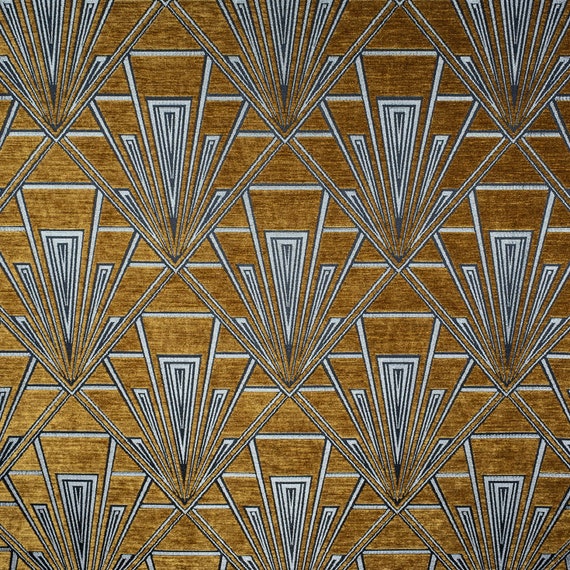 Art deco fabric deals