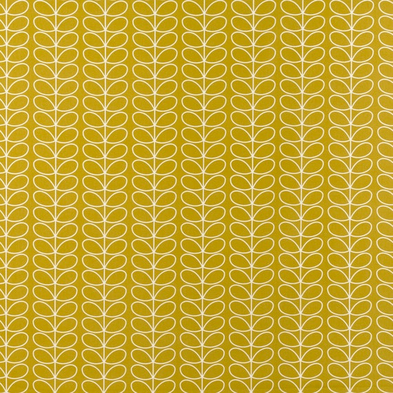 Designer Orla Kiely Linear Stem Dandelion Cotton Curtain
