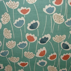 Prestigious Textiles Clara Scandi Floral SOUTH PACIFIC Curtain Upholstery Roman Blind Fabric