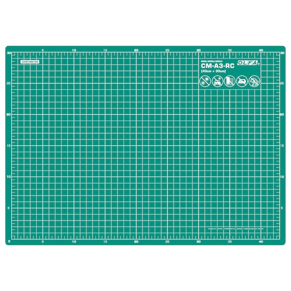Olfa CM A3 RC Craft Cutting Mat 42.5 X 30cm 17 X 12in Etsy