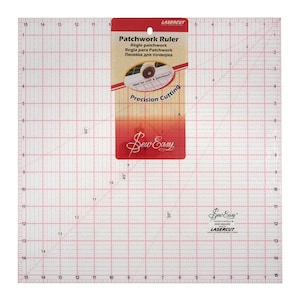 Cuci facile Quilters Craft Patchwork Template Quilting Ruler Rule Square 15.5 x15.5in NL4179