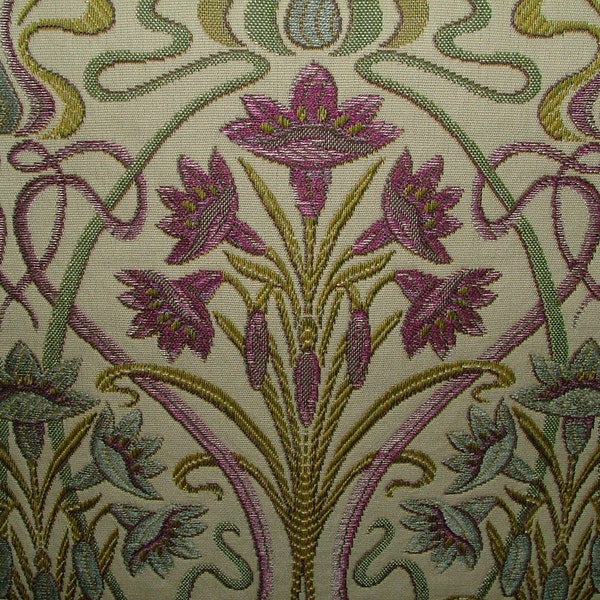 Tissu d'ameublement pour rideaux jacquard design épais Art nouveau mûrier pour rideaux