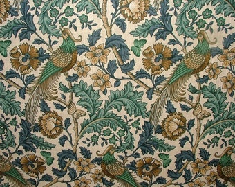 Cotswold Floral Cotton Curtain Upholstery Quilting Fabric William Morris Style 