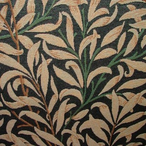 William Morris Willow Bough Ebony Tapestry Curtain Upholstery Cushion Fabric