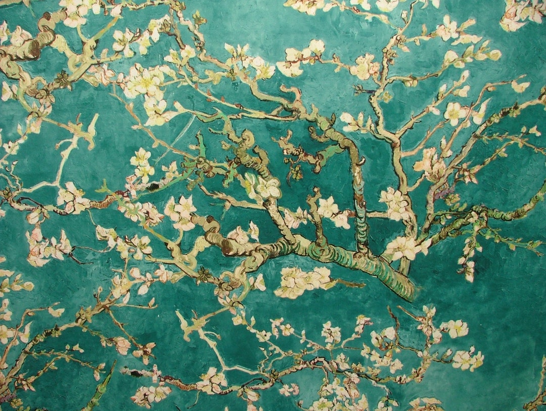 Japanese Cherry Blossom Tree Teal Velvet Fabric Curtain Upholstery how-to-grow-a-flowering-cherry-tree-lovethegarden-tree-uk