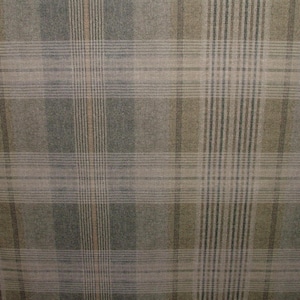 Coussin d'ameublement à carreaux écossais en fausse laine Haie Tissu ignifuge