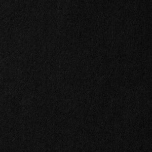 Materiale tessuto artigianale in panno di feltro con retro adesivo e adesivo - Nero