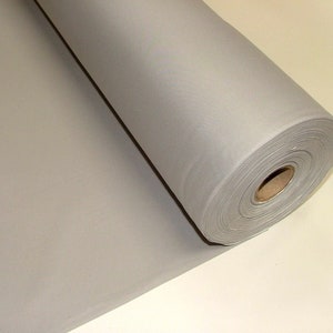 Grey 3 Pass Black Out Blackout Material Thermal Curtain Lining Fabric 137cm