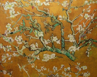 Utilisation de coussin d'ameublement de rideau en tissu de velours d'or d'arbre de fleur de cerisier japonais