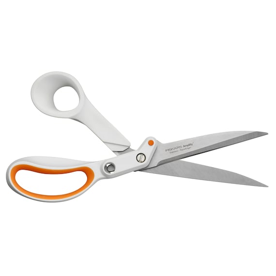 Brand New Genuine Fiskars Scissors Dressmaking Shears Amplify Fabric Heavy  Duty 24cm F9162S 