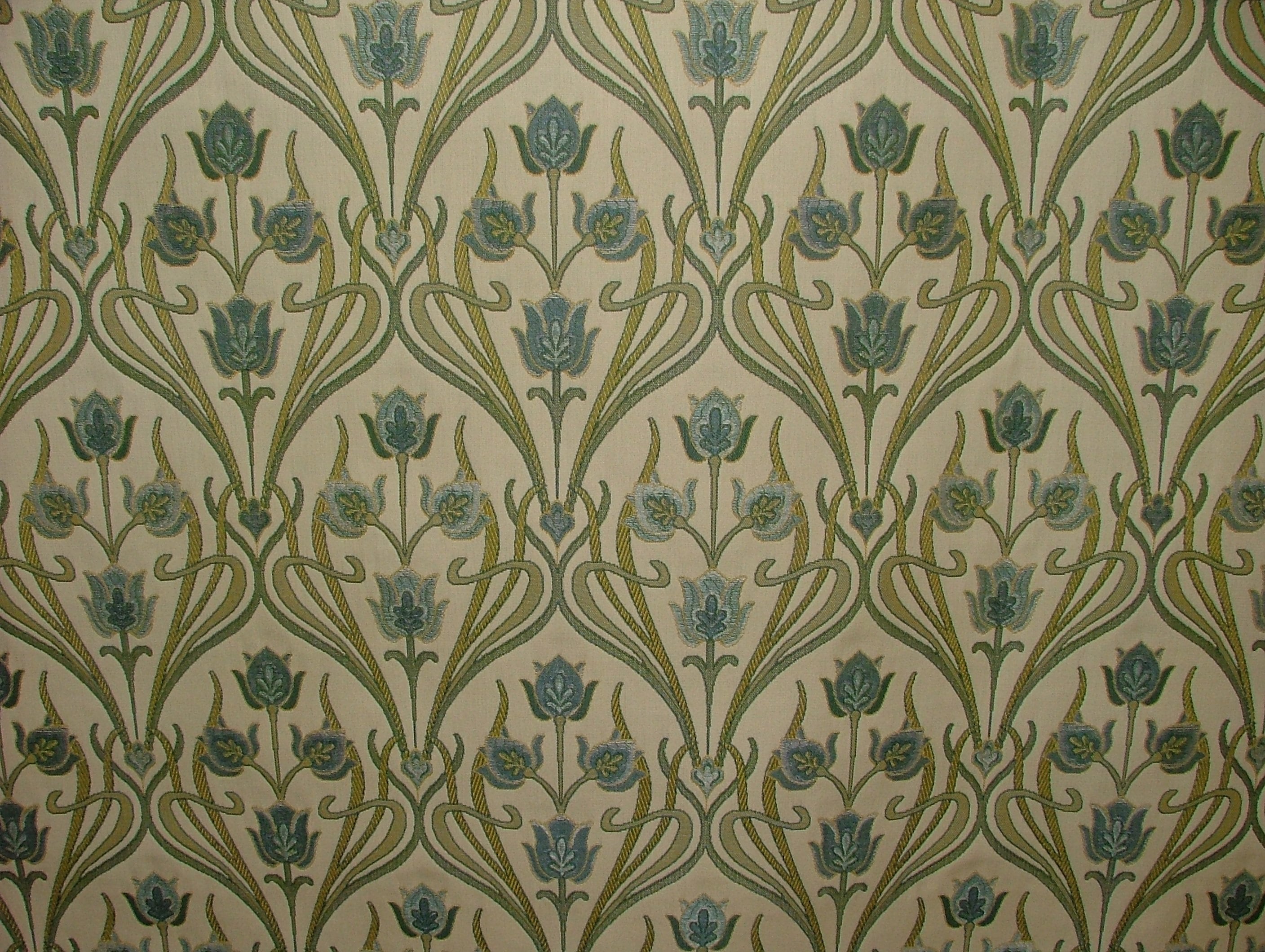 Jugendstil Pugin Duckegg Jacquard gewebter Vorhang Polster Kissen Rollostoff