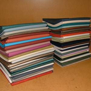 Mixed Colours Leatherette Vinyl Faux Leather PVC Upholstery Fabric - 1 Metre Lengths - Buy Any Amount