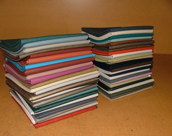 Mixed Colours Leatherette Vinyl Faux Leather PVC Upholstery Fabric - 1 Metre Lengths - Buy Any Amount