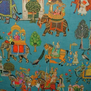 Maharaja Blue Plush Velvet Fabric Curtain Upholstery Cushion Soft Furnishing
