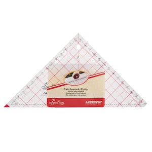 Sew Easy Quilters Craft Patchwork Template Quilting Ruler Rule Triangle 7.5in NL4204