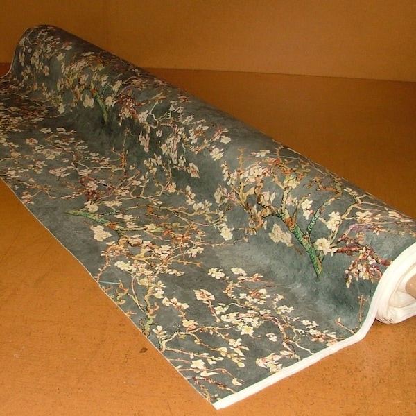 Utilisation de coussin de tapisserie d'ameublement de rideau en tissu de velours gris d'arbre de fleur de cerisier japonais