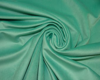 Plain Extra Soft Velvet Designer Fabric Curtain Upholstery Cushion Craft Blind - Mint