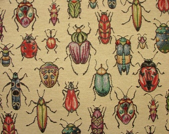 Tapisserie animale - Bugs - Tissu design idéal pour le rembourrage Rideaux Coussins Jetés