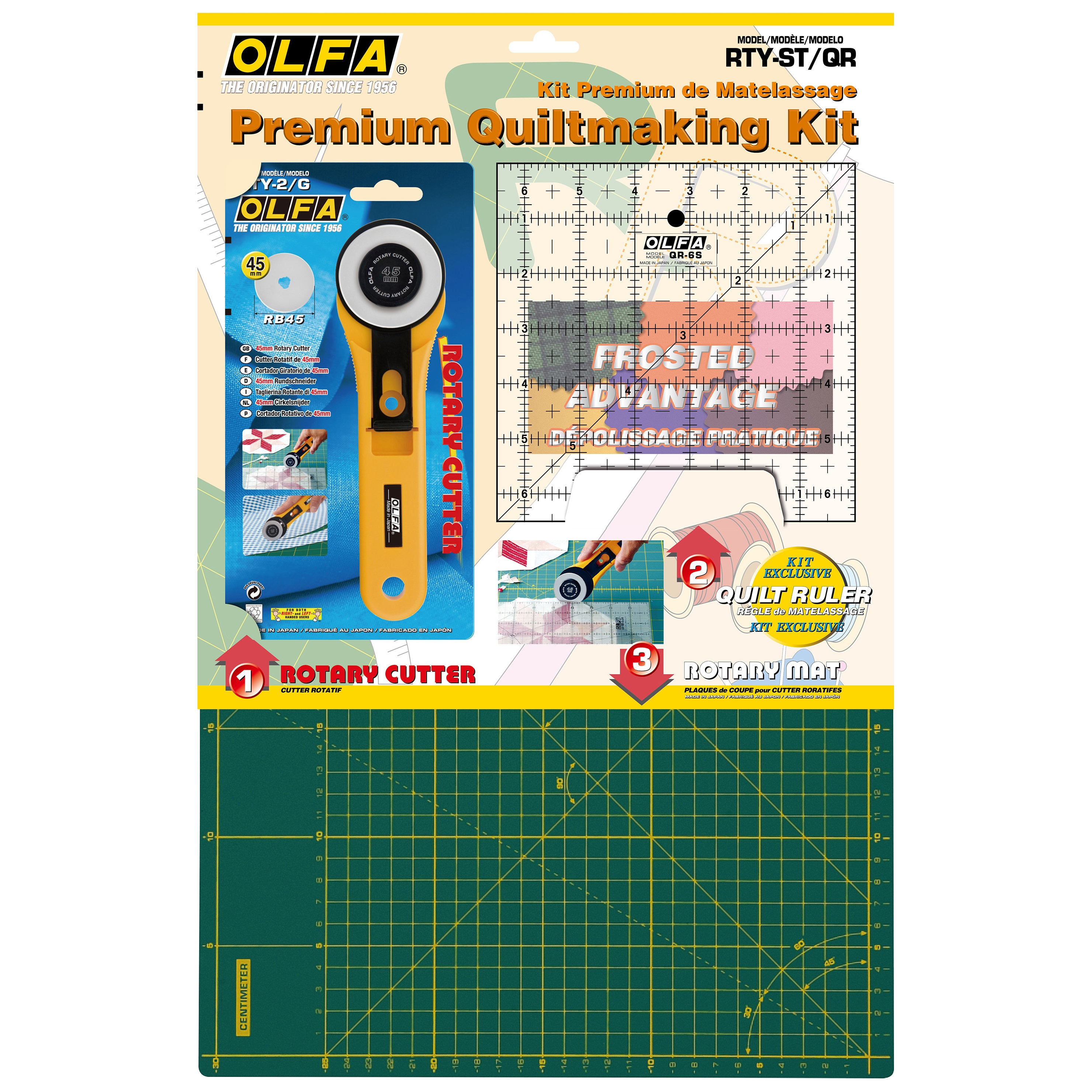 zuurstof lid banner Olfa Rty-stqr-rc Premium Rotary Cutter Cutting Mat Quilt - Etsy