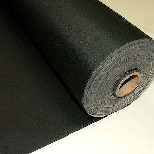 Black 3 Pass Black Out Blackout Material Thermal Curtain Lining Fabric 137cm