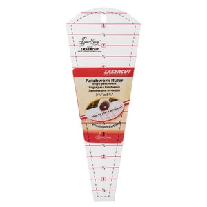 Sew Easy Quilters Craft Patchwork Ruler Dresden 8 x 3.5in NL4159