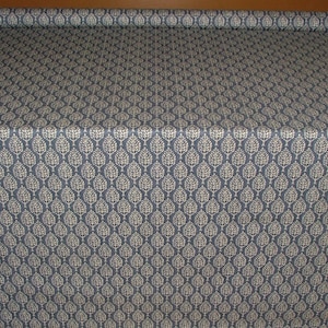 Spruce Tree Sapphire Blue Cotton Curtain Upholstery Cushion Roman Blind Fabric image 4