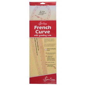 Sew Easy Quilters Craft Patchwork Template Quilting Ruler Rule French Curve Imperial NL4198