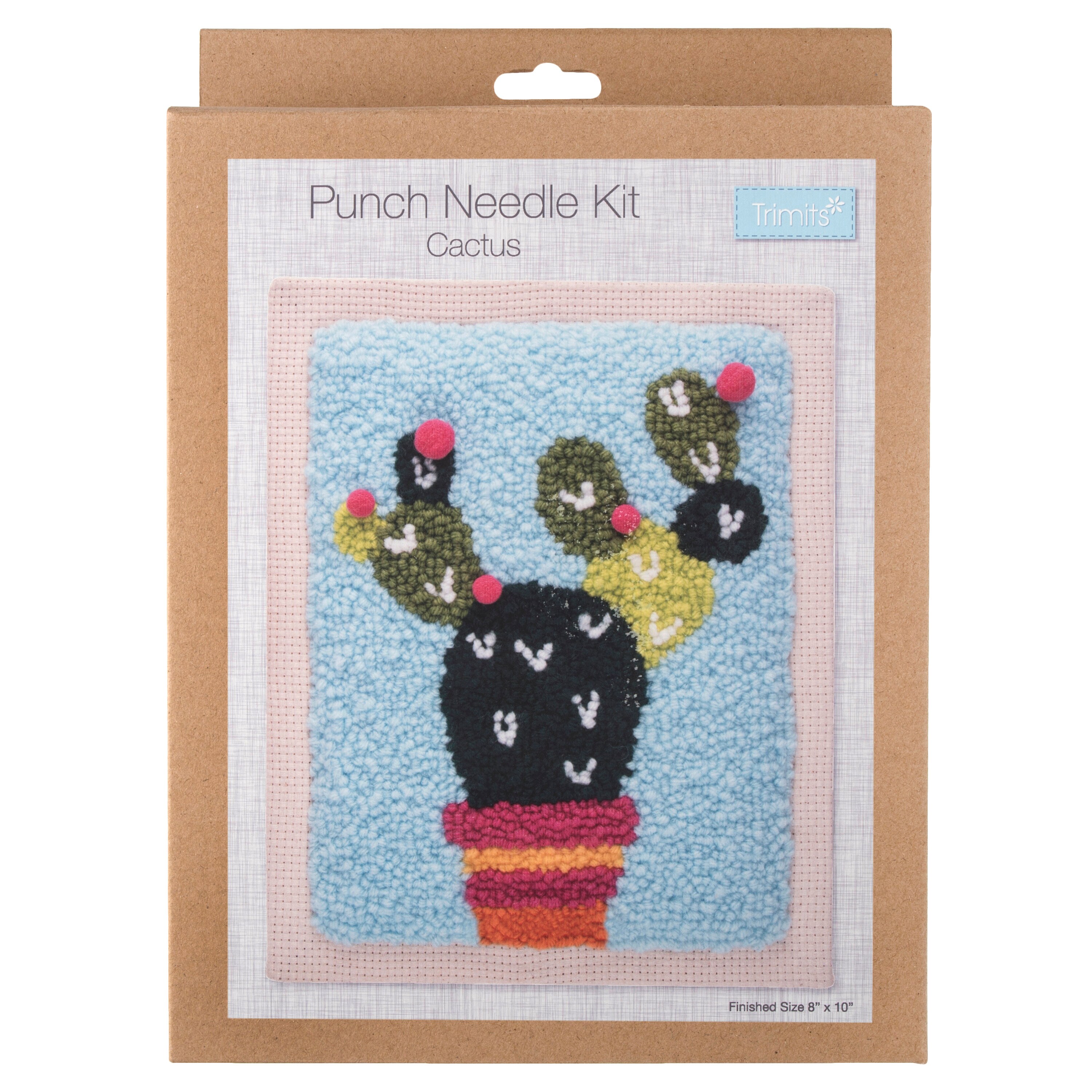 Rainbow/ Mountain Starter Punch Needle Kit DIY Craft Supplies Beginner  Needlepoint Hoop Cross Stitch Birthday Gift 